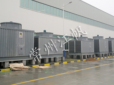 玻璃钢横流式冷却塔